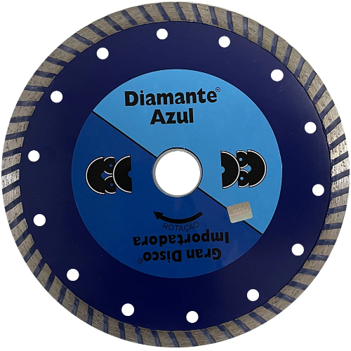 Disco Diamantado Turbo de 180mm (7") Diamante Azul